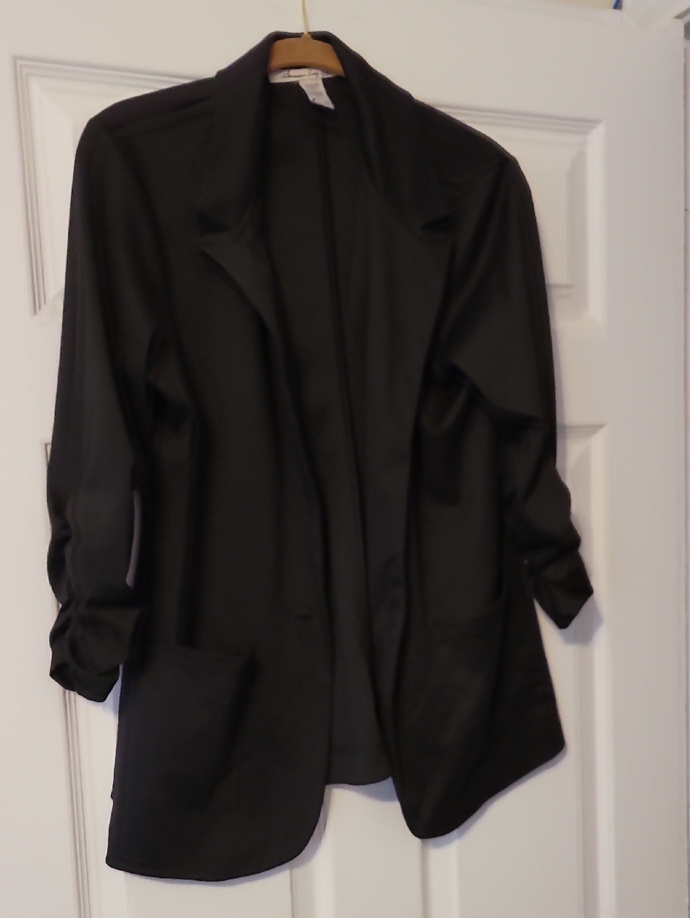American Rag Black Open-Front Blazer Jacket